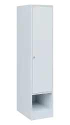 QN 5 - 4STN skříň šatní, 1-dveřová, pravá, výsuvné ramínko, 1830x400x600, bílá